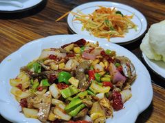 爆炒羊杂-伊犁羊杂馆