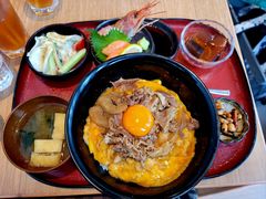 牛肉壽喜燒定食-丼丼屋x鸟开(创纪之城五期店)
