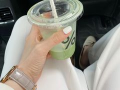 抹茶拿铁-% Arabica阿拉比卡咖啡烘焙工坊