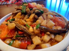 鱼仔干炒萝卜酸-凤凰山斑鱼馆(恭城店)