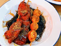 里脊肉年糕鹌鹑蛋-柴爿巷·香酥鸡&馄饨(复兴中路店)