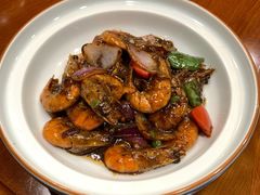 胡椒香辣大虾-东方之珠海鲜酒楼(南开店)