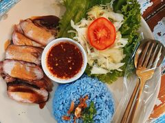 -蝶豆花蓝面条