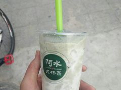 奥利奥红豆抹茶冰沙-阿水大杯茶(韩乐坊西街店)