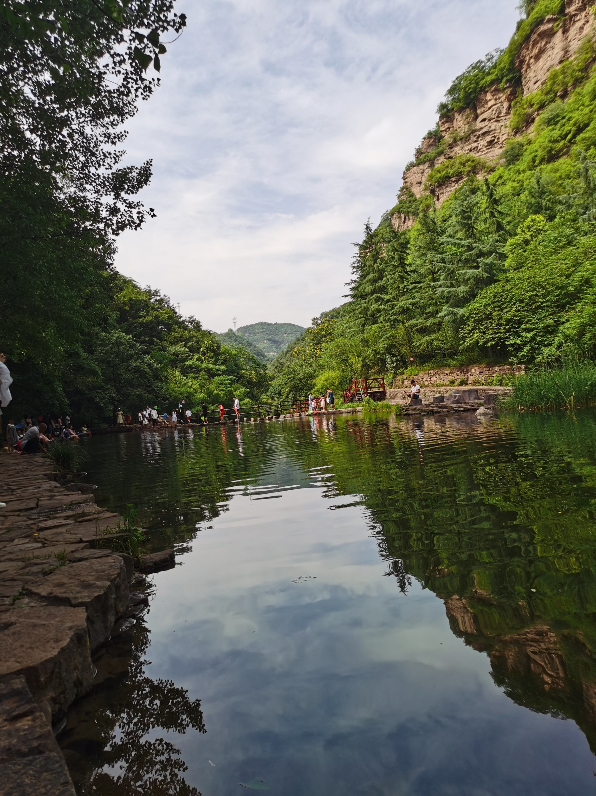 周末没事搜索附近景点儿,选择了龙潭大峡谷