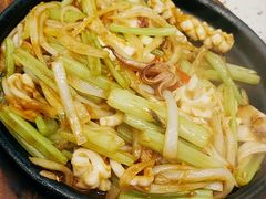 铁板虾酱鲜鱿-新辉港式茶餐厅(北栅店)