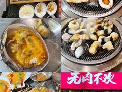 -围炉肉舍•炭烤活鳗•丹东海鲜烤肉(步行街店)