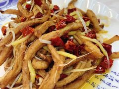 干煸鱿鱼-北戴河庆山饭店·海鲜砂锅粥(北戴河黑石路店)