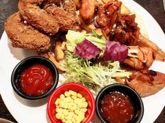 炸鸡拼盘-机器人火炉披萨(爱琴海店)