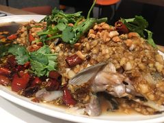 蒜爆鱼-杨氏青龙虾·羊蝎子(托乐嘉店)