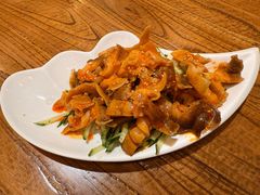 -东来菜馆•手抓海鲜家常菜•海鲜锅贴(鸽子窝店)