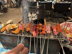 -生火火·地摊小炉子烧烤自助.鲜切牛羊肉(龙湖北城天街店)