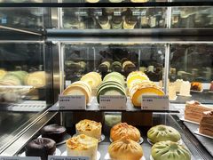 面包甜点陈列柜-SAANCI山池咖啡(海上世界文化艺术中心店)