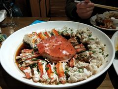 姜葱蒸帝王蟹-宝燕海货工场(长江国际店)