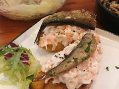 蛋黄酱轻拌蟹肉和沙丁鱼-帕歌西班牙餐厅paco tapas
