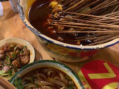 -拈签一笑黄牛肉辣卤串串