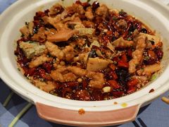 椒香清一色毛血旺配小酥肉-卯火锅(人和协信店)