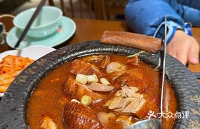 Mushroom Soup with Roast Duck