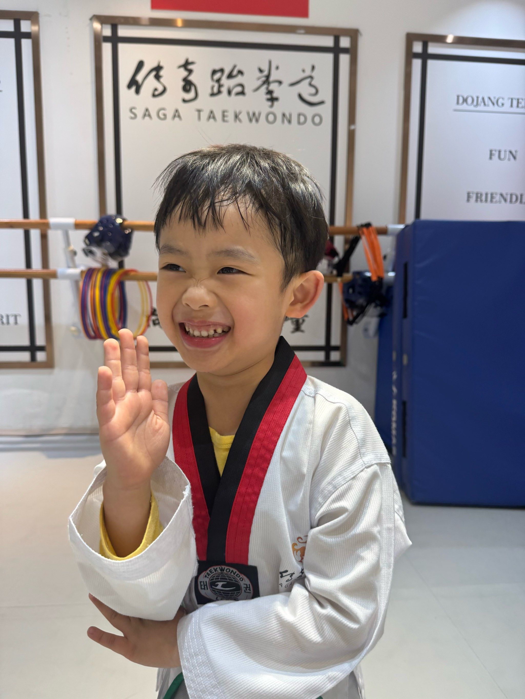 拼搏在跆拳道的每一刻