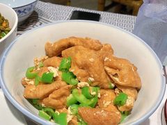 青椒油豆腐-农耕记·湖南土菜(科技园店)
