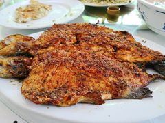 烤虹鳟鱼-何适山庄 ·可团建(水长城P2停车场店)