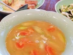 笋干丝瓜番茄汤-虎哥私房菜(馒头山店)
