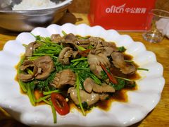 香菜拌猪腰-聪辉同安老美食饭店(大元路店)