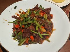 小炒牛肉-绿茶餐厅(朝阳大悦城店)