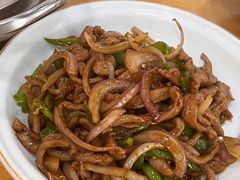青椒牛肉丝-九月九传统美食