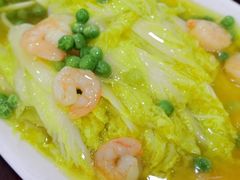 鲜虾扒白菜-玉华台饭庄(裕中西里小区店)