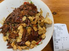肉丝拌川加猪肝-小狗面馆(河东路店)