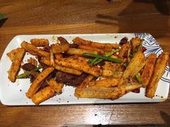 干巴炒藕丝-云海肴·云南小炒·汽锅鸡(天津国金汇店)