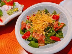 菠菜培根沙拉-有喜屋·烧鸟·居酒屋(三钢里店)