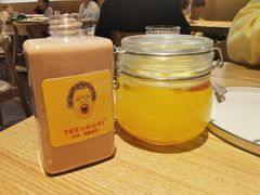 套餐内的奶茶和百香果饮-铁酱披萨(乐清南虹店)