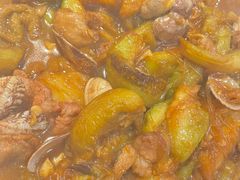 茄子炖蚬子-日丰园海肠水饺·老字号大连海鲜(和平广场店)