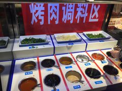 自助调料区-韩京炭火烤肉自助料理(柯桥万达店)