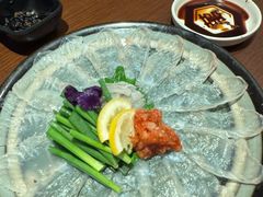 薄切扒皮鱼刺身-纹兵卫手打荞麦面日料(虹桥本店)