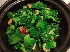 油渣烧青菜-卯时·龙光雅宴·精致锡帮菜(惠山古镇店)