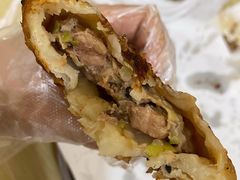 精肉切焰火烧-张吉祥花椒肉火烧(老潍县美食城店)