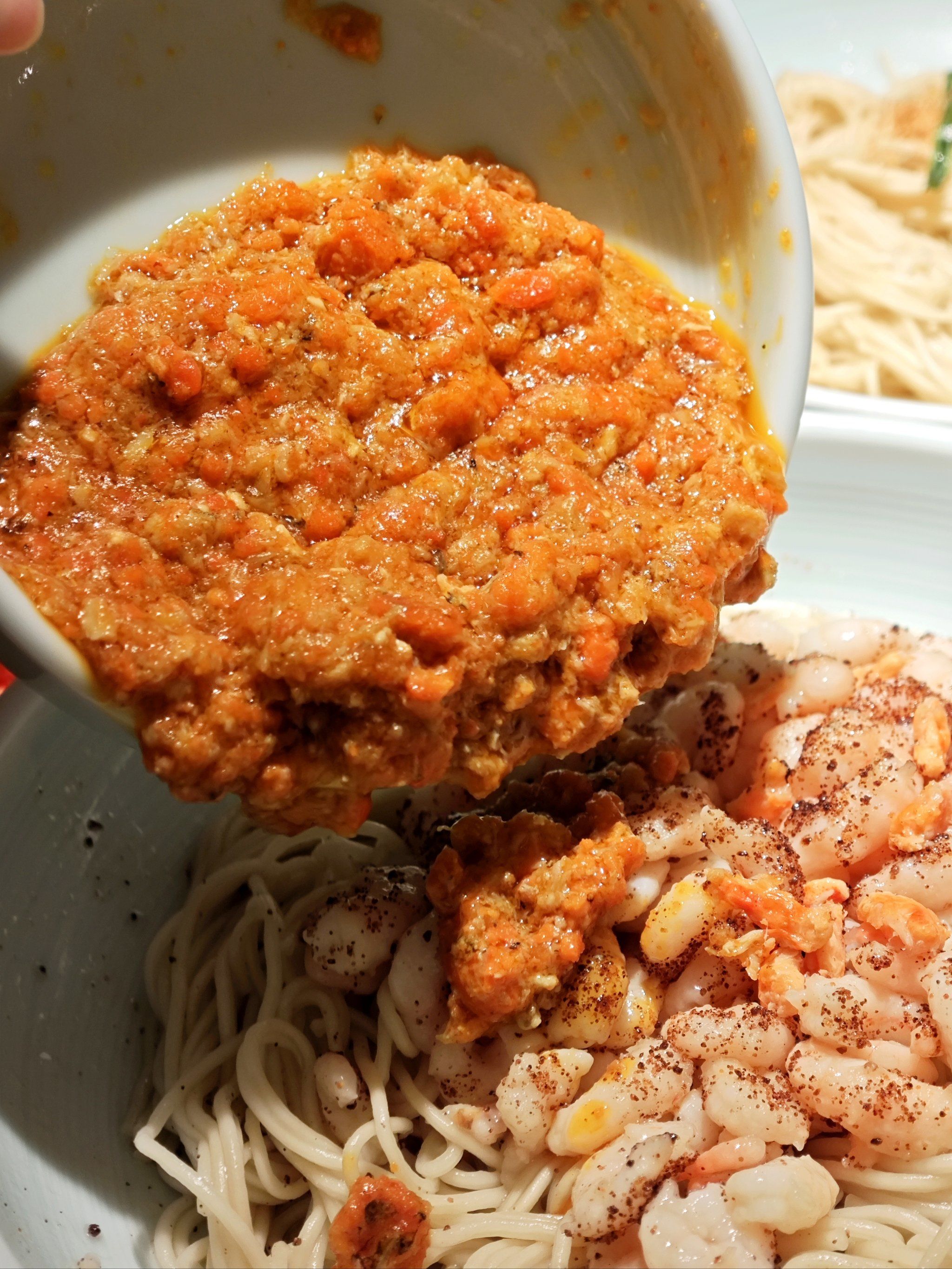 这碗蟹黄面有点意思