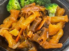 鹅掌扣蹄筋（例）-老字号蛇口德记烧腊饭店·海鲜加工
