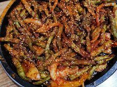 烤豆角-味之朝·烤盘牛肉·松兰拌饭