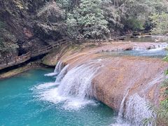 -小七孔景区-六十八级跌水瀑布