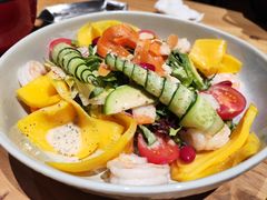 芒果鲜虾牛油果沙拉-五感食喜(南城店)