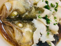 葱油淋加州鲈-明泉居茶点荟(车陂店)