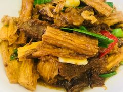 腐竹烧牛腩-老回回饺子馆(海洋馆店)