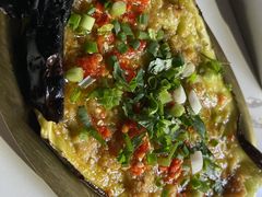蒜蓉茄子-2烧烤串·秘制鲫鱼
