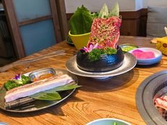 -明洞阿姨·韩式酱蟹烤肉·创意料理(三元桥店)