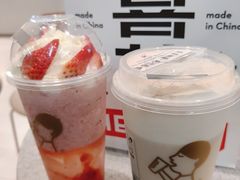 雪山莓莓桂花冻-喜茶(广州中山六路店)