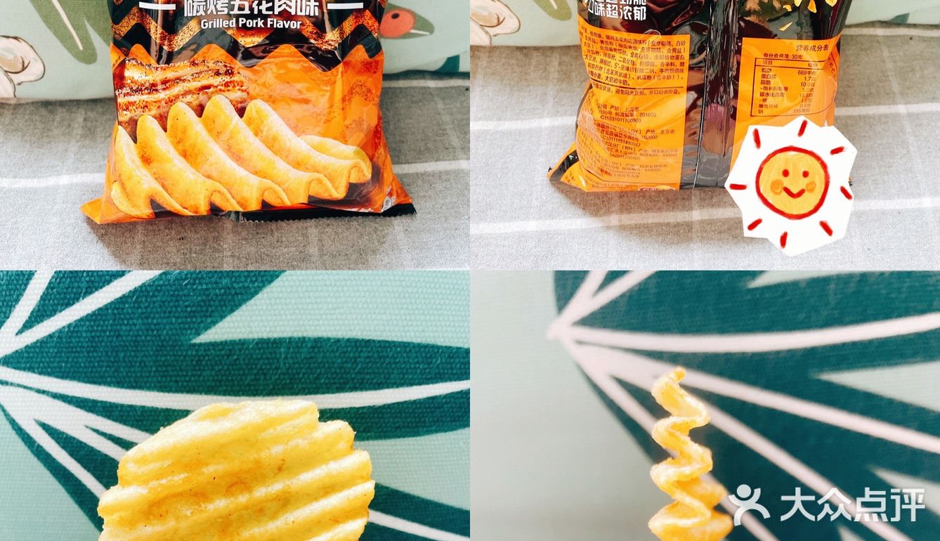 网购零食|乐事薯片碳烤五花肉味